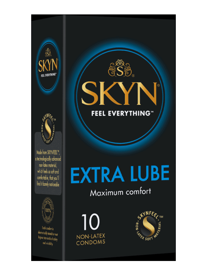 Skyn - Extra lube - Dunne condooms met extra glijmiddel - 10 stuks