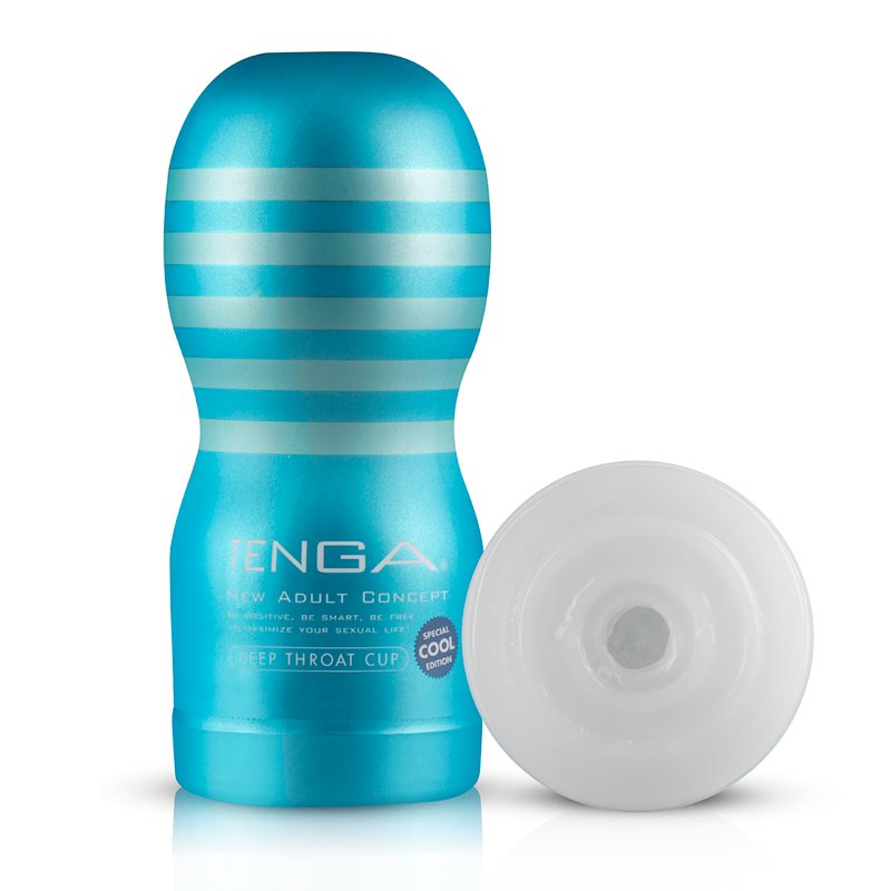 Tenga - Original Vacuum Cup Cool Deep Throat - Blauw