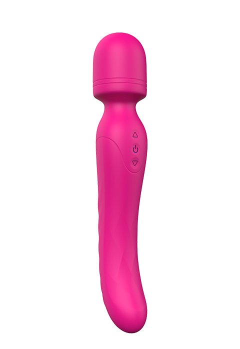 Dubbelzijdige wandvibrator met warmtefunctie Vibes of Love