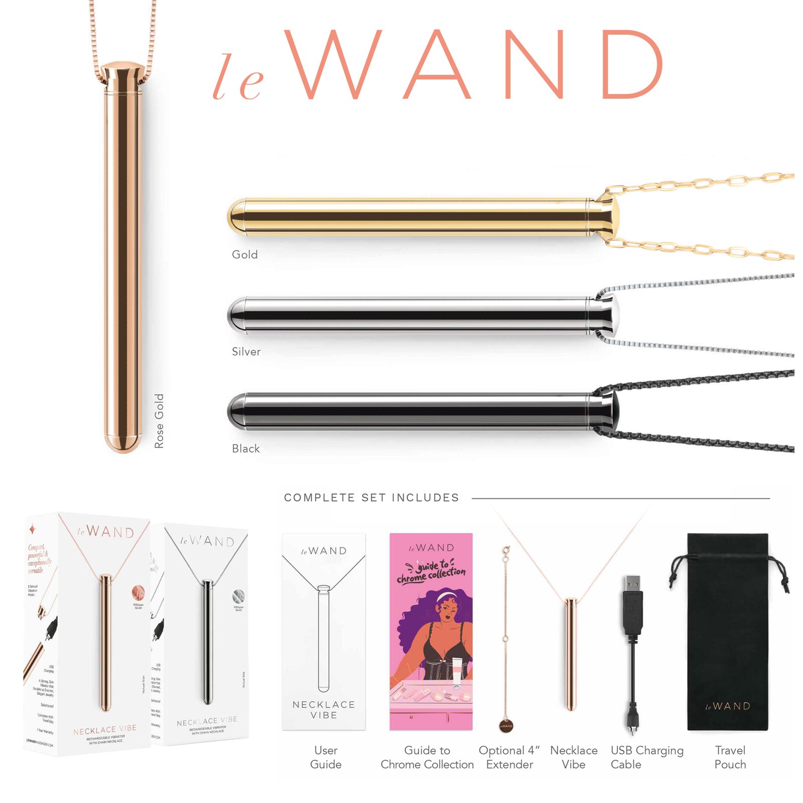 le WAND - Necklace Vibe - Vibrerende halsketting