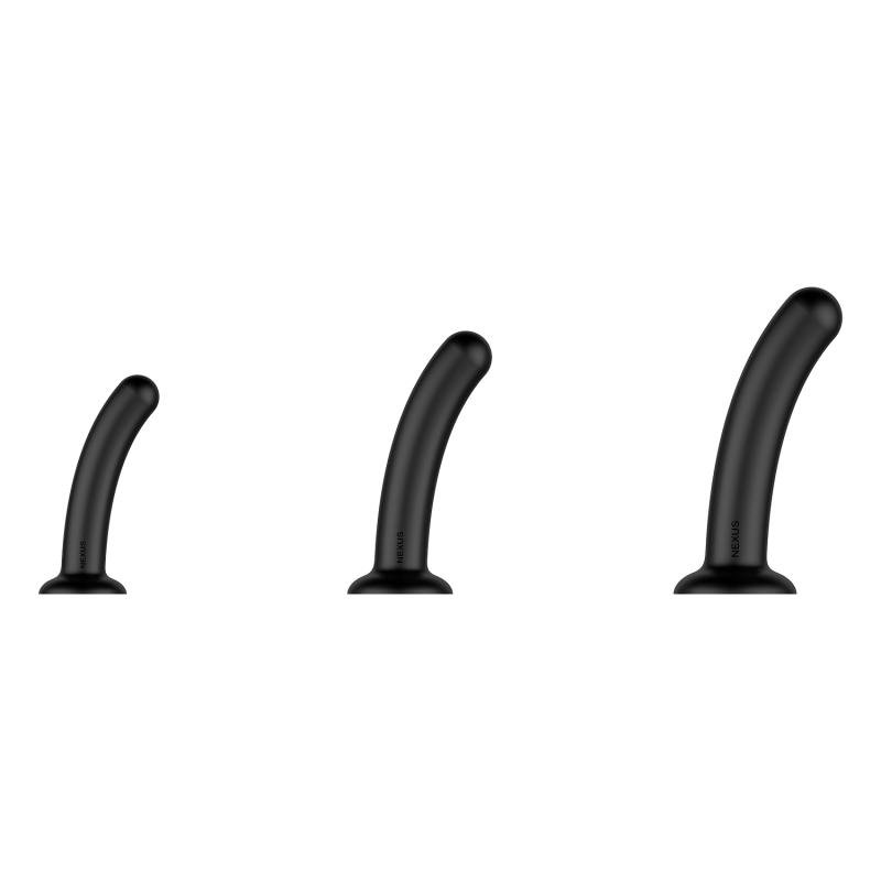 Nexus - Dilator Set Siliconen Anaal Dildos - Zwart