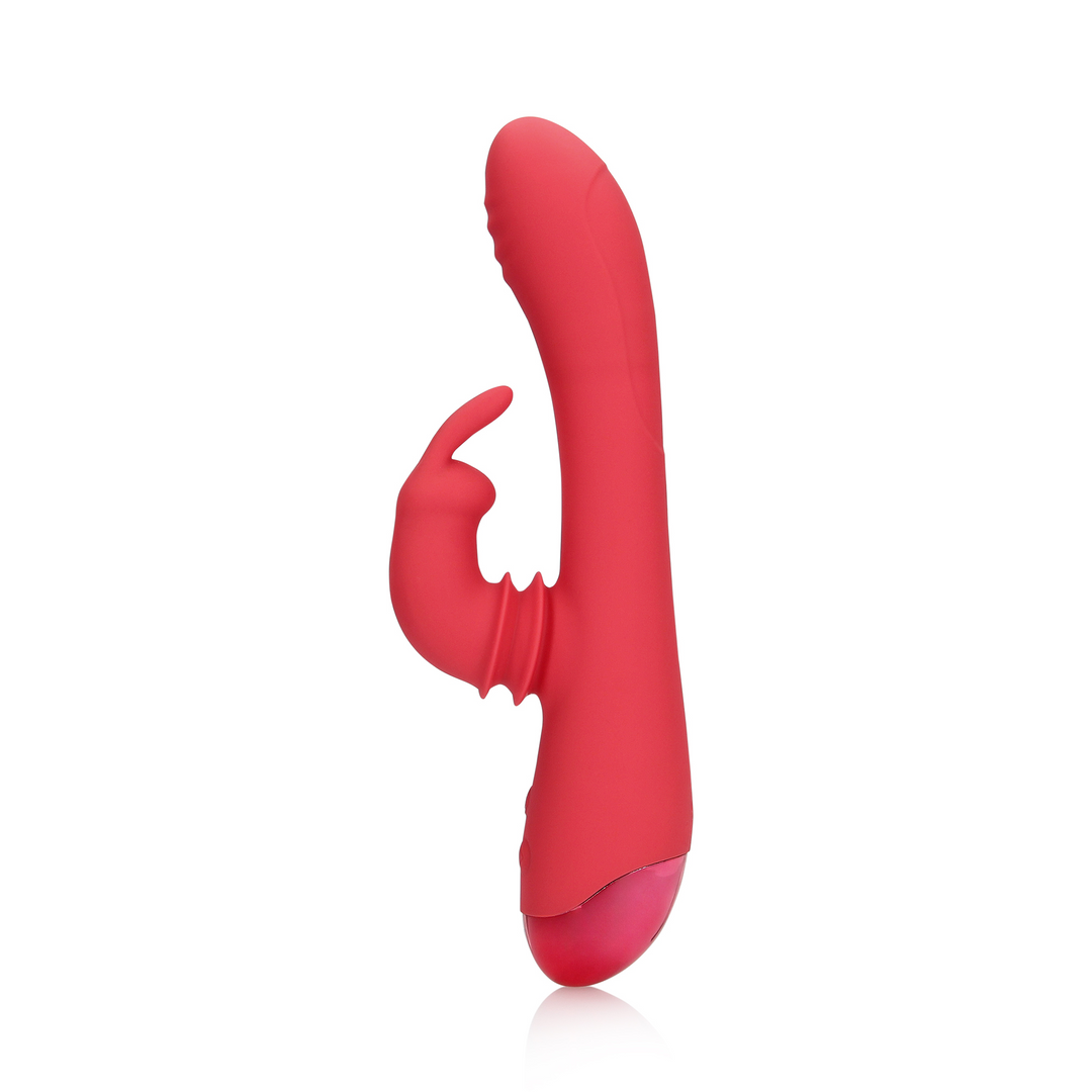 Loveline Swinging Rabbit G-Spot Vibrator Brighto Red 22 cm